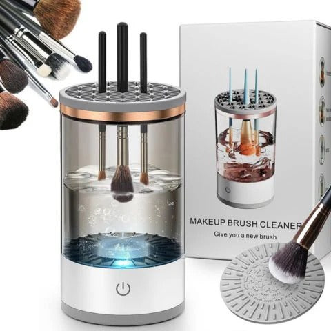 Limpiador Eléctrico para Brochas CleanBrushPro™: Limpieza Profunda y Rápida con Tecnología de Vibración Sónica